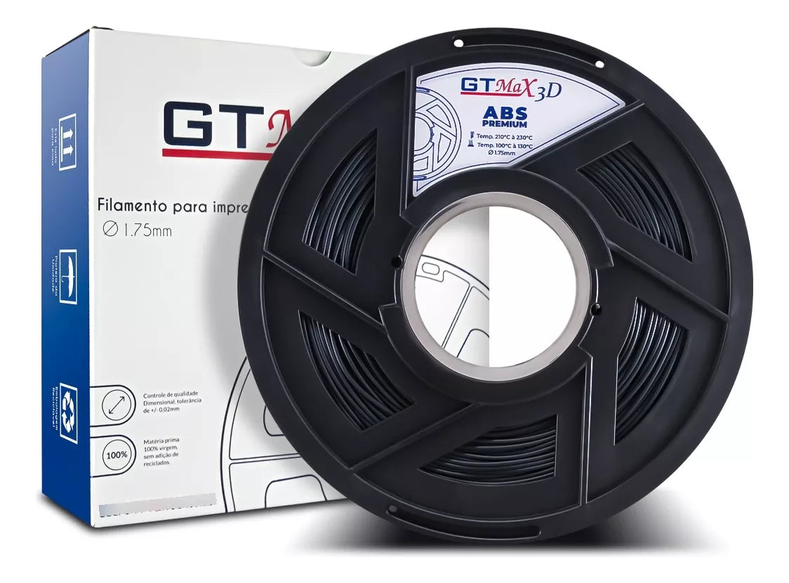 Filamento GTMax3D - ABS Premium 1kg - 1.75mm