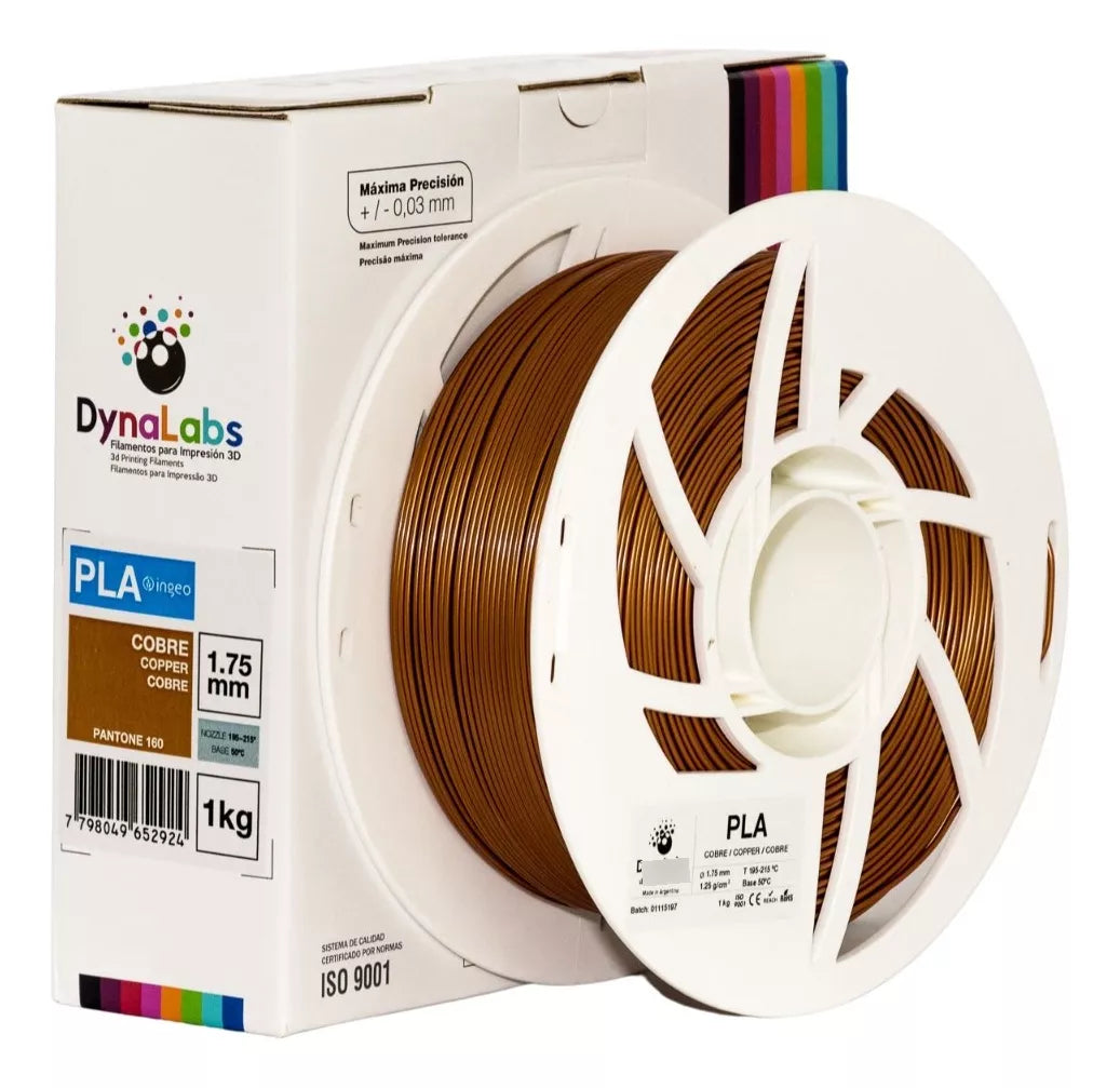 Filamento PLA DynaLabs - Ingeo - 1.75mm 1Kg