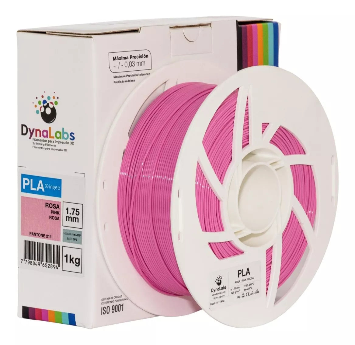 Filamento PLA DynaLabs - Ingeo - 1.75mm 1Kg