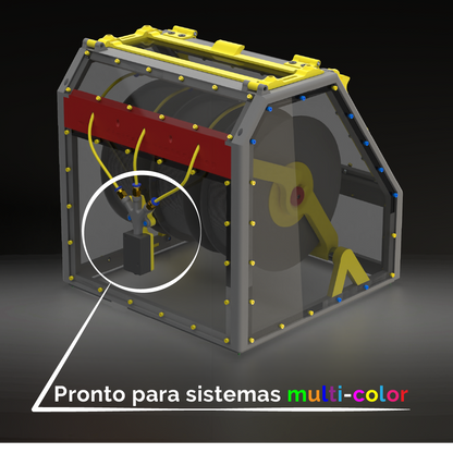 Projeto de Sistema Multi-Filamento para Creality K1 e Creality K1C (MFS-K1) - Ebook + Arquivos 3D